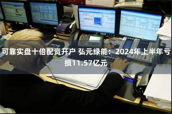 可靠实盘十倍配资开户 弘元绿能：2024年上半年亏损11.5