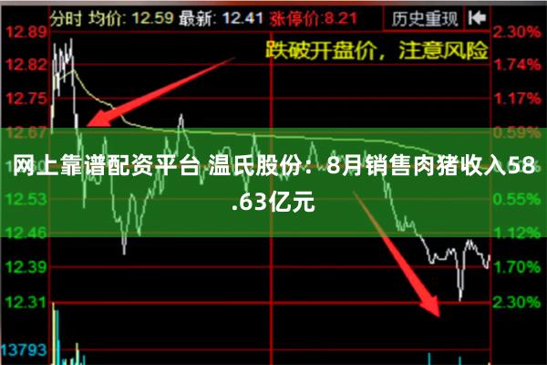 网上靠谱配资平台 温氏股份：8月销售肉猪收入58.63亿元